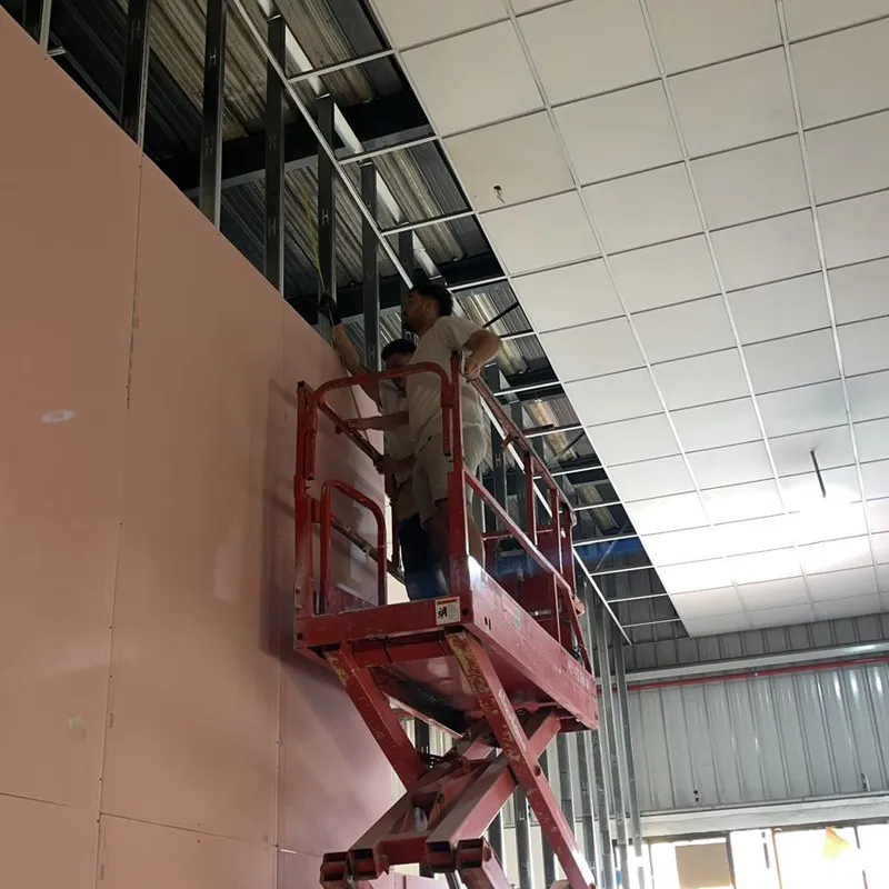 Tabique cortafuegos de pladur rosa — La Cala de Mijas