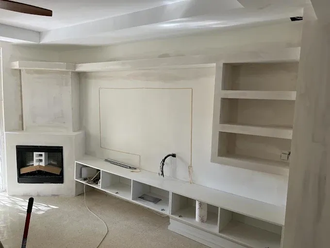 Pared de pladur con mueble a medida — Marbella