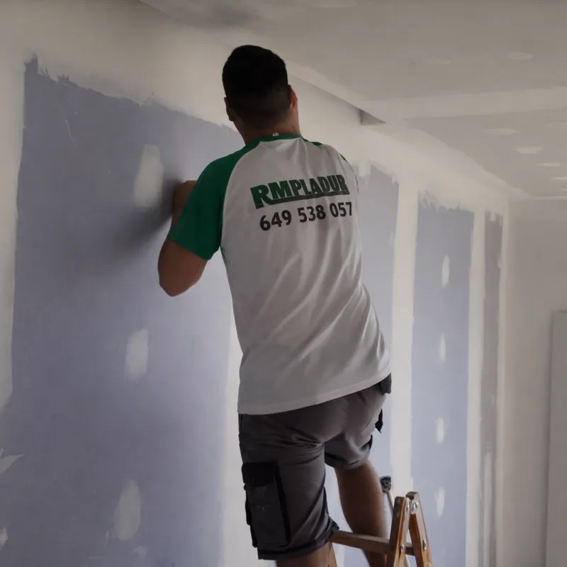 Tabique insonorizante con pladur azul — Marbella