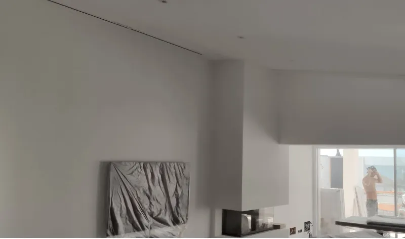 Tabique, techo y chimenea de pladur — Paseo Marítimo Fuengirola