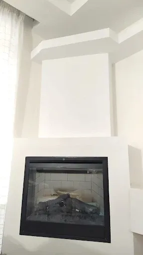 Chimenea cortafuegos de pladur terminada — Benalmádena